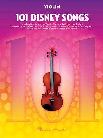 101 DISNEY SONGS for Violin