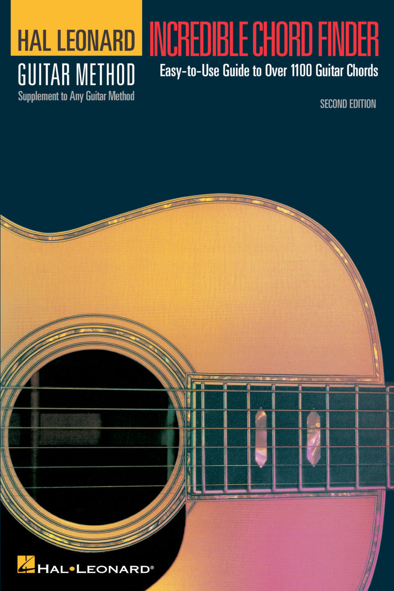 INCREDIBLE CHORD FINDER – 6″ X 9″ EDITION Hal Leonard Guitar Method Supplement