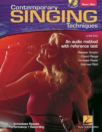 CONTEMPORARY SINGING TECHNIQUES – WOMEN'S EDITION An Audio Method with a Reference Text