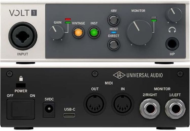 Universal Audio Volt 1 1-in/2-out USB 2.0 Audio Interface