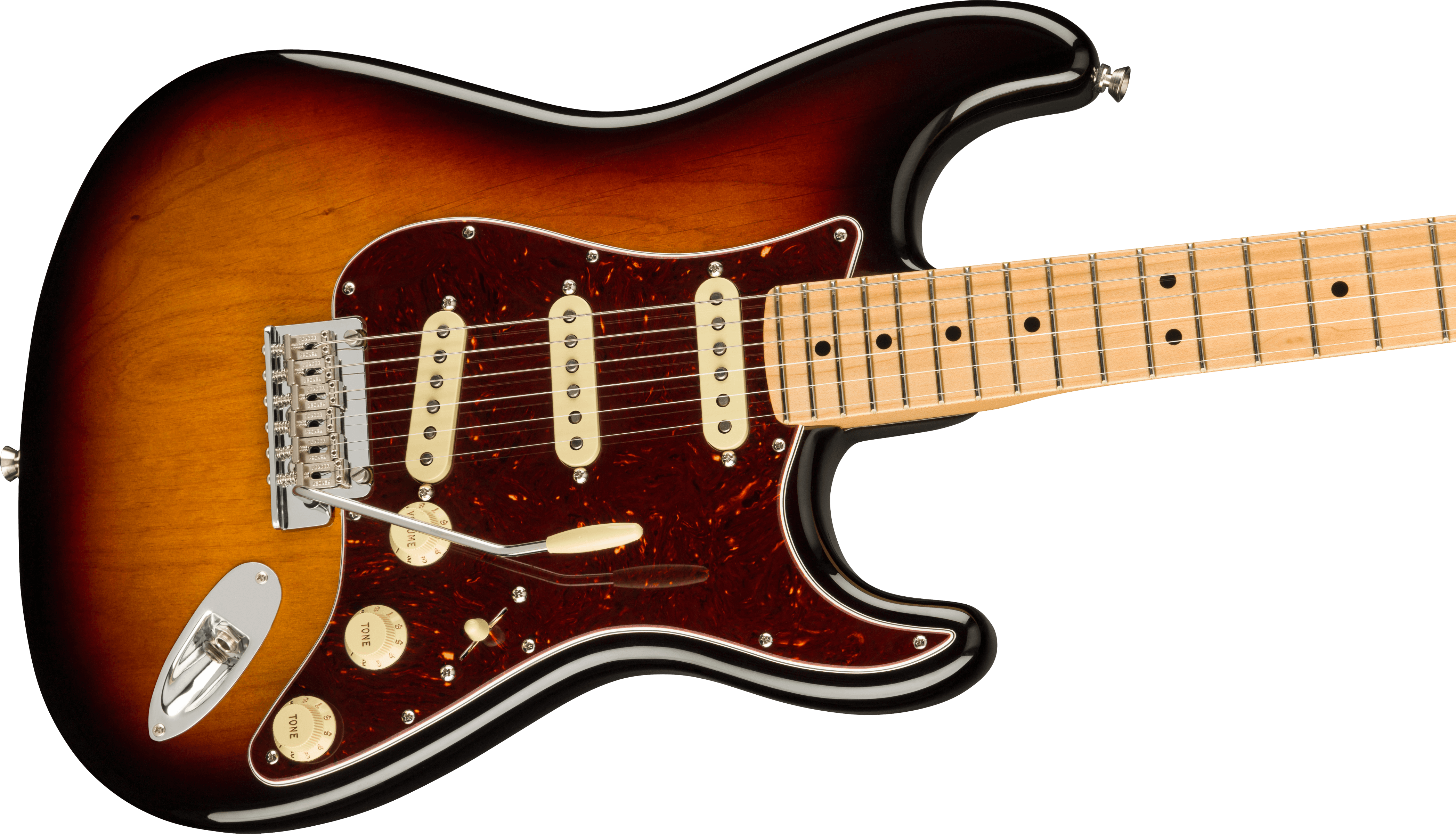 Fender American Professional II Stratocaster®, Maple Fingerboard, 3-Color Sunburst