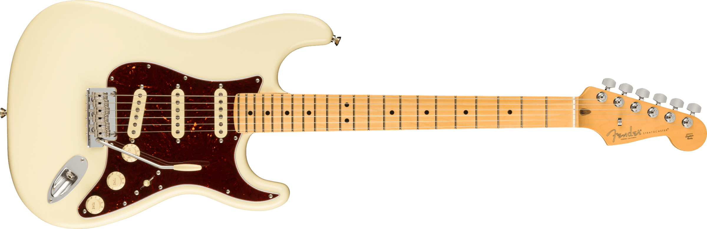 Fender American Professional II Stratocaster®, Maple Fingerboard, Olympic White