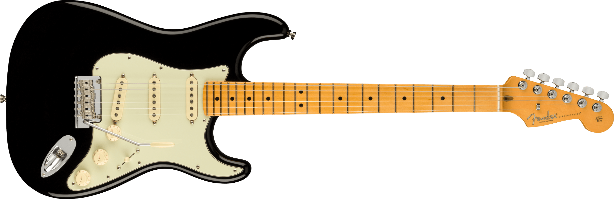 Fender American Professional II Stratocaster®, Maple Fingerboard, Black