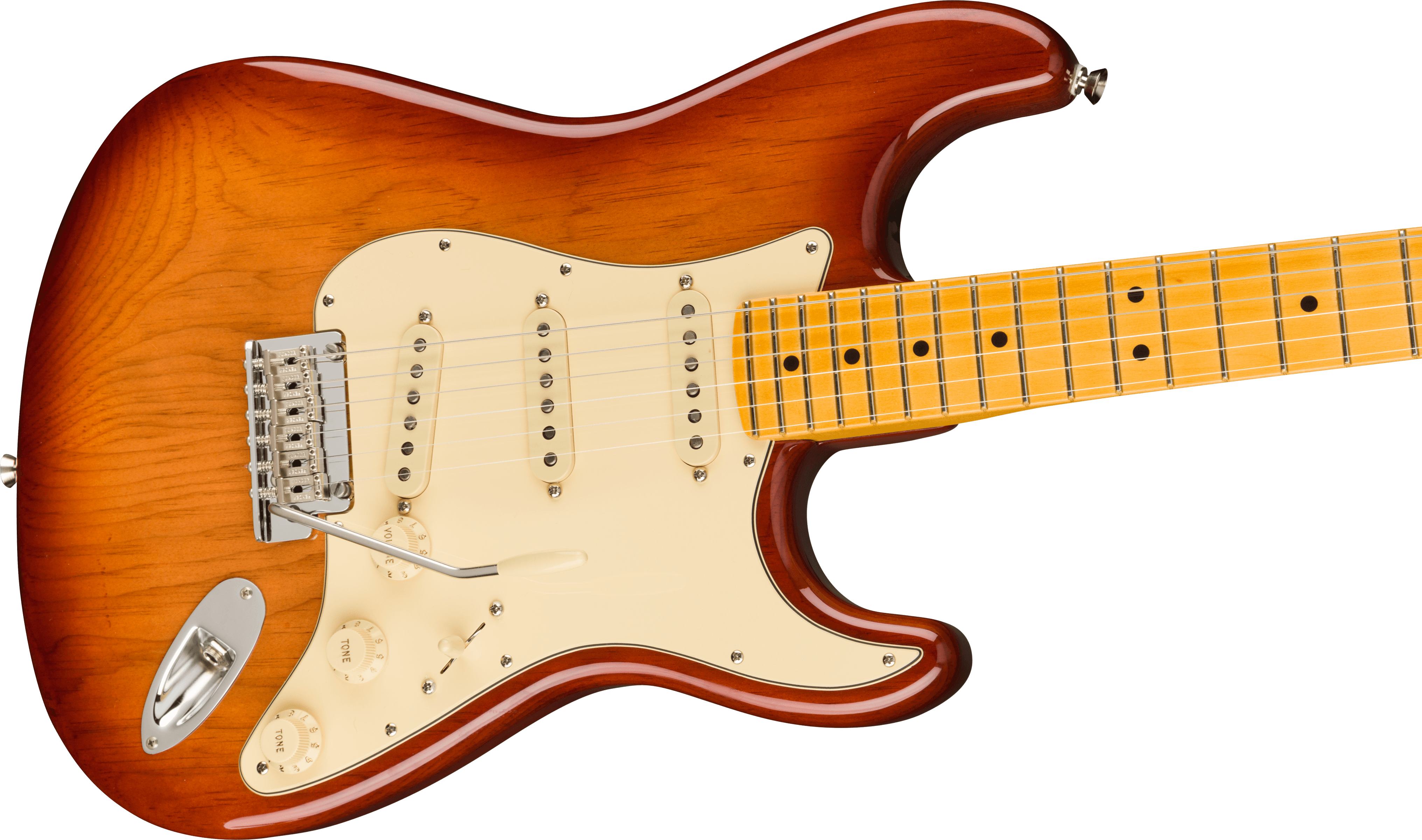 Fender American Professional II Stratocaster®, Maple Fingerboard, Sienna Sunburst