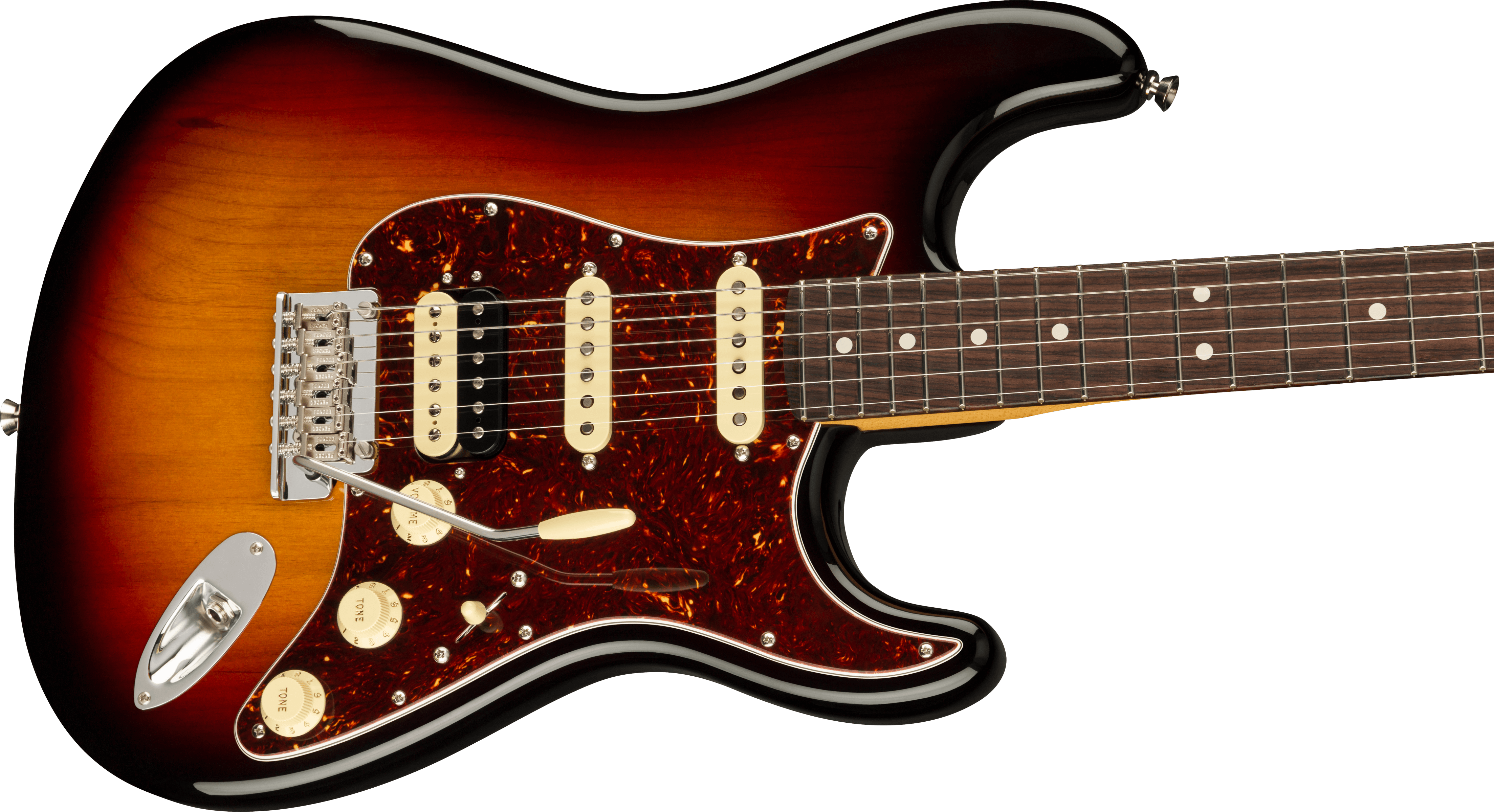 Fender American Professional II Stratocaster® HSS, Rosewood Fingerboard, 3-Color Sunburst