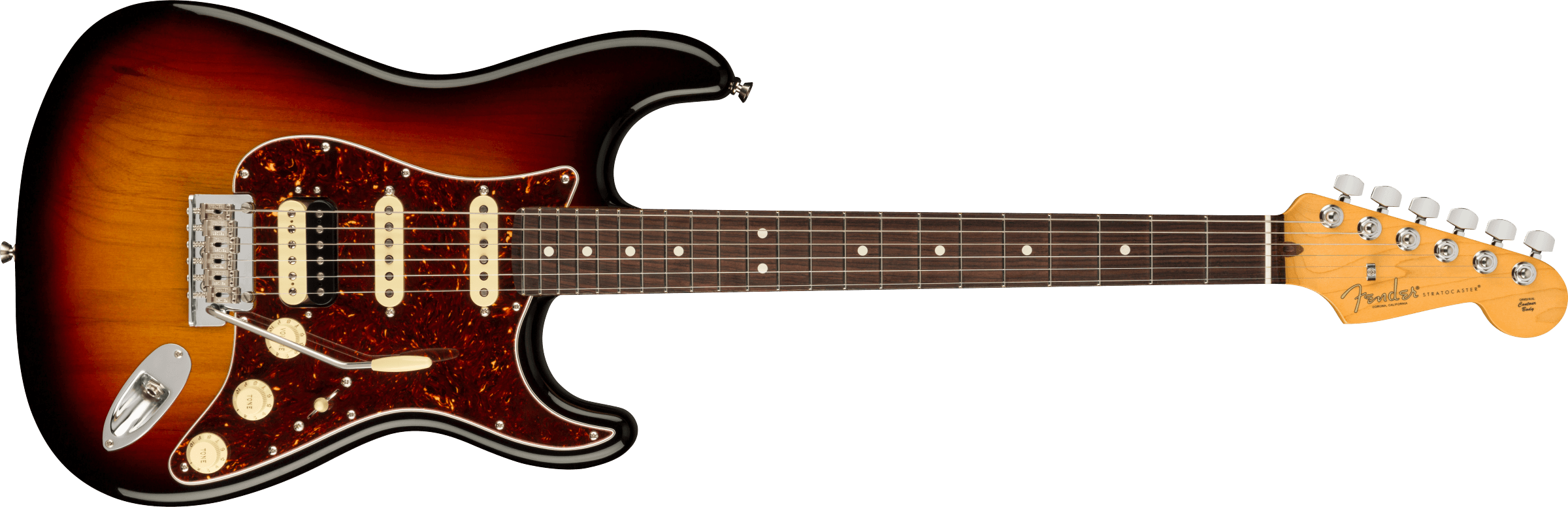 Fender American Professional II Stratocaster® HSS, Rosewood Fingerboard, 3-Color Sunburst