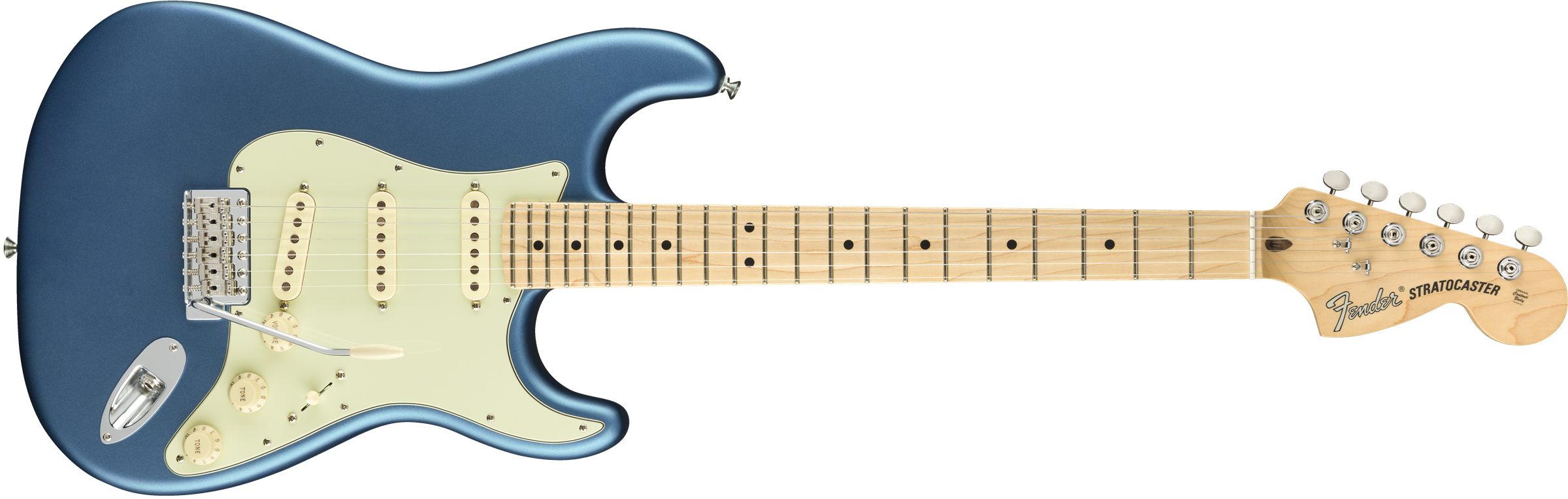 Fender American Performer Stratocaster®, Maple Fingerboard, Satin Lake Placid Blue