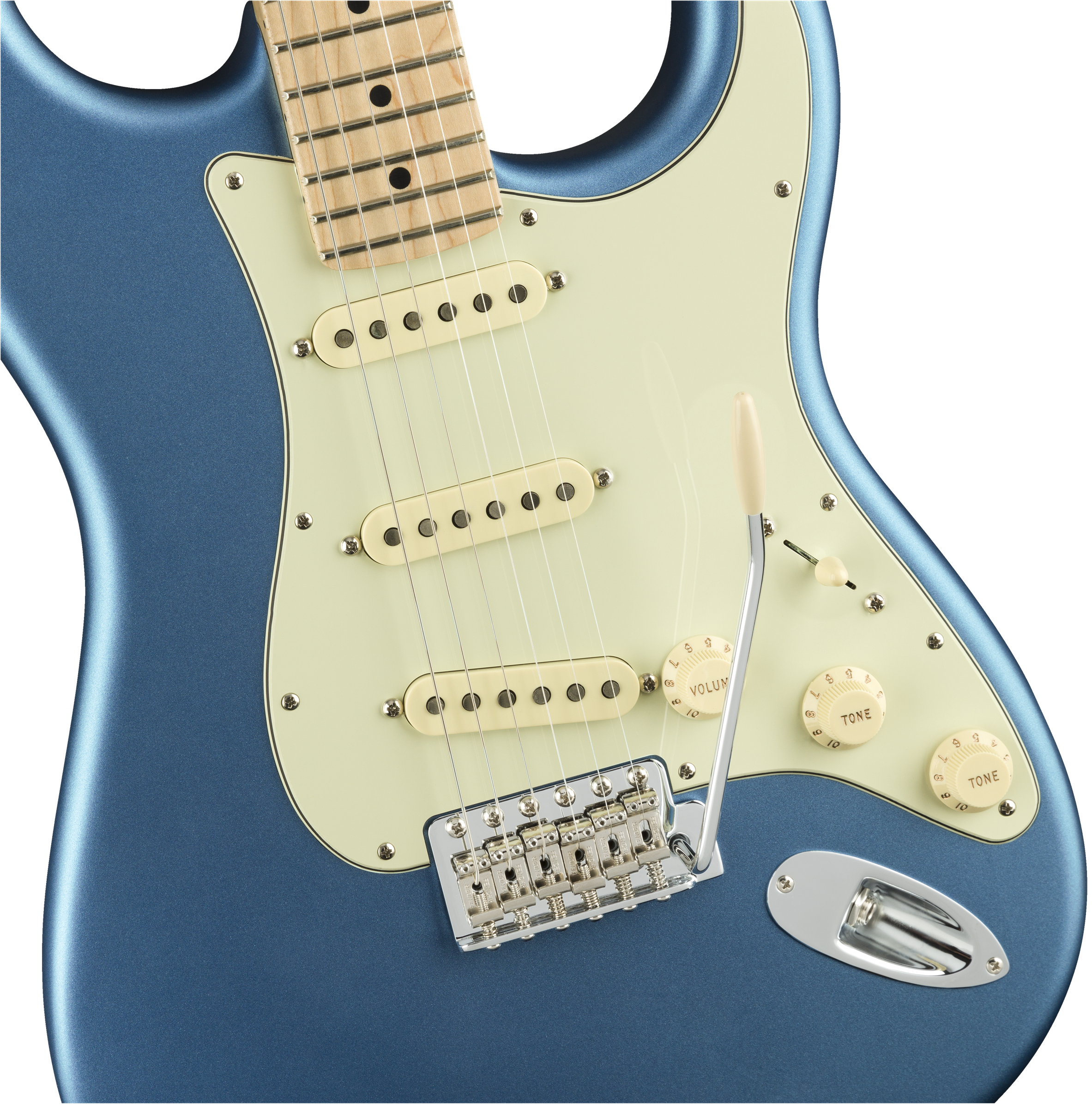 Fender American Performer Stratocaster®, Maple Fingerboard, Satin Lake Placid Blue
