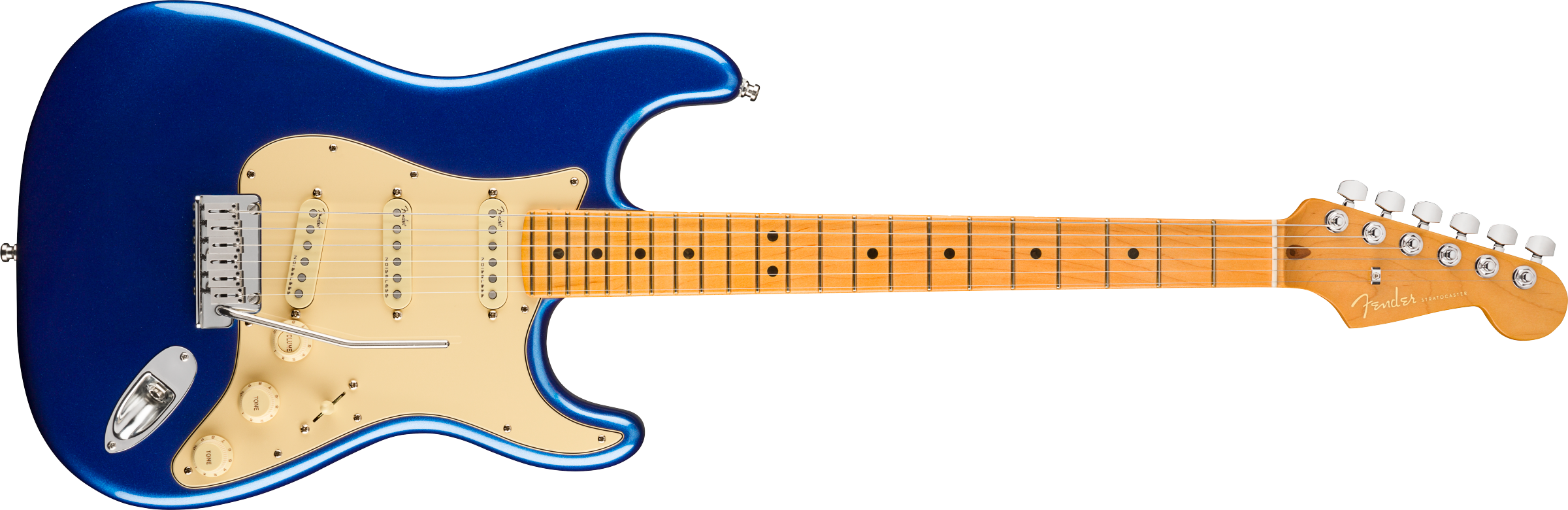 Fender American Ultra Stratocaster®, Maple Fingerboard, Cobra Blue