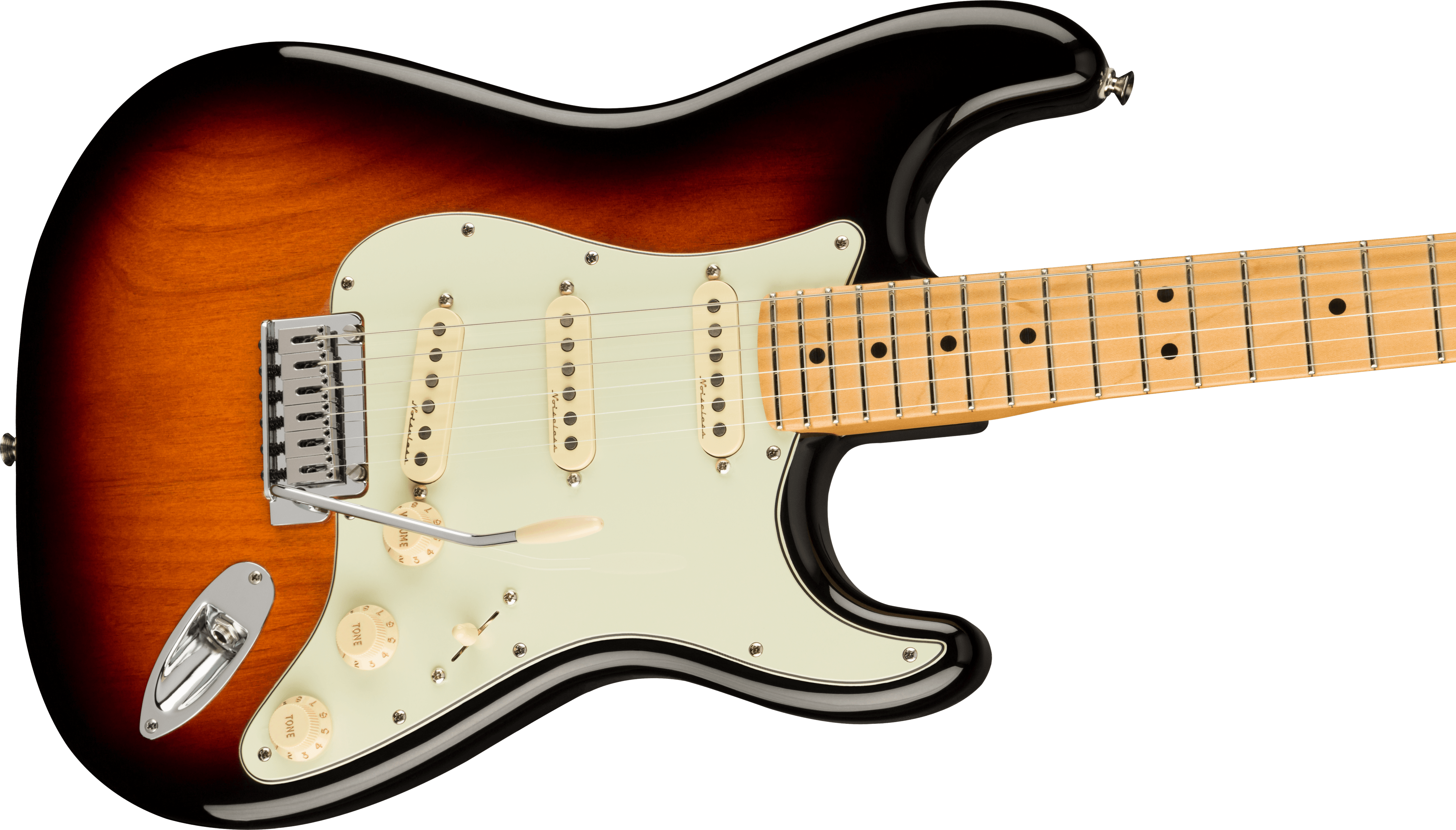 Fender Player Plus Stratocaster®, Maple Fingerboard, 3-Color Sunburst