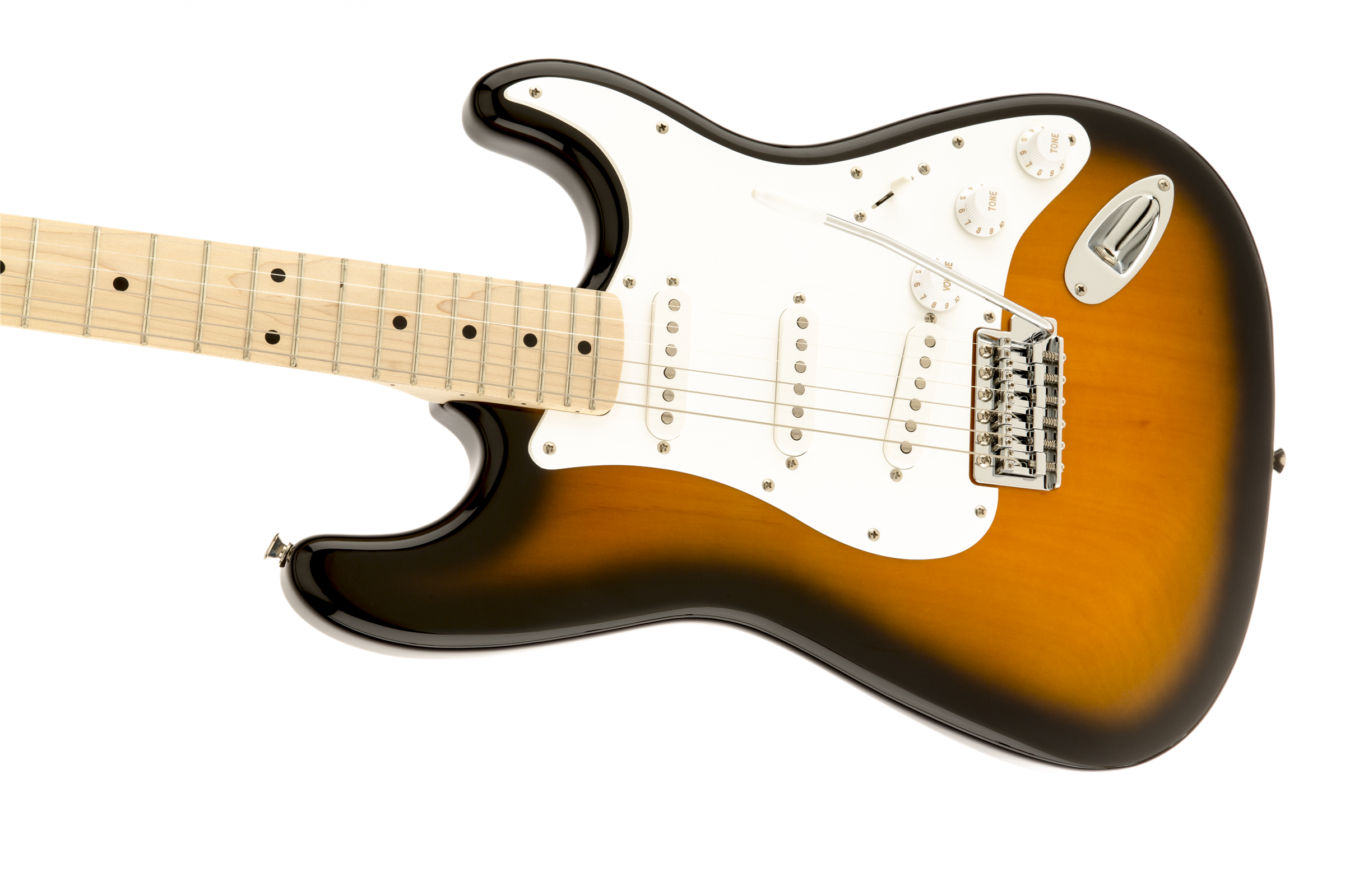 Squier Affinity Series™ Stratocaster®, Maple Fingerboard, 2-Color Sunburst