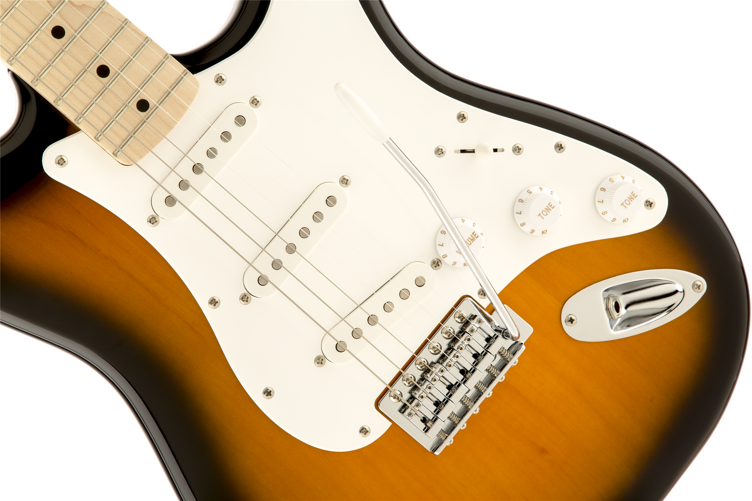 Squier Affinity Series™ Stratocaster®, Maple Fingerboard, 2-Color Sunburst
