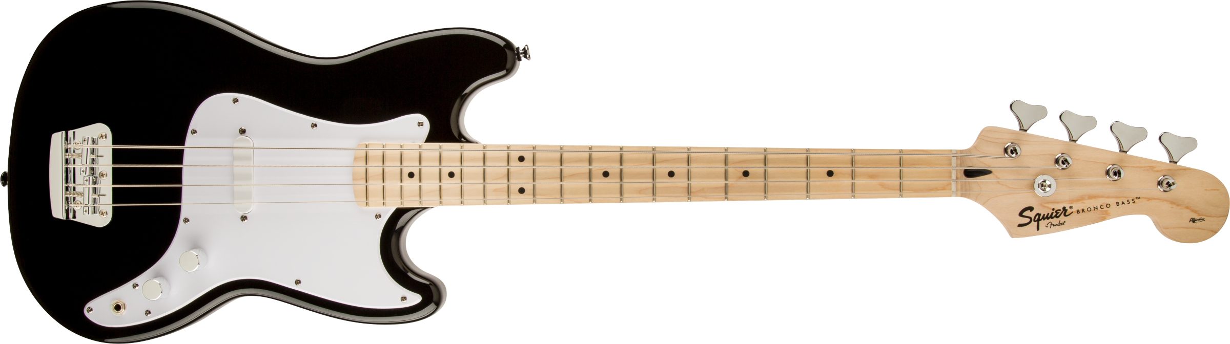 Squier Bronco™ Bass, Maple Fingerboard, Black