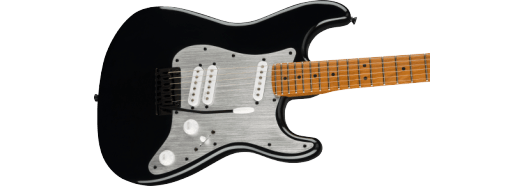 Squier Contemporary Stratocaster® Special, Roasted Maple Fingerboard, Silver Anodized Pickguard, Black
