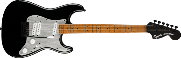 Squier Contemporary Stratocaster® Special, Roasted Maple Fingerboard, Silver Anodized Pickguard, Black