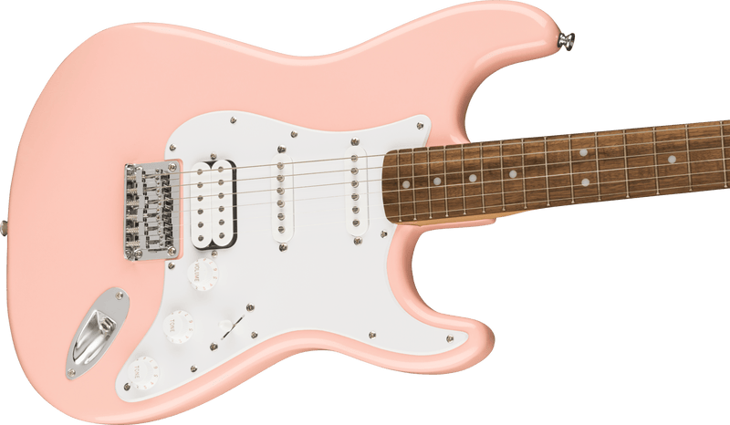 Squier Bullet Stratocaster HT HSS, Laurel Fingerboard, Shell Pink