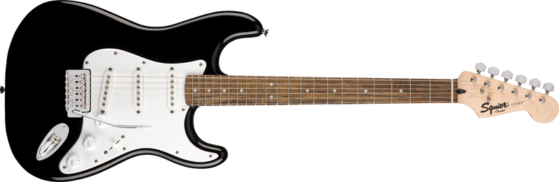 Squier Stratocaster® Pack, Laurel Fingerboard, Black, Gig Bag, 10G - 120V