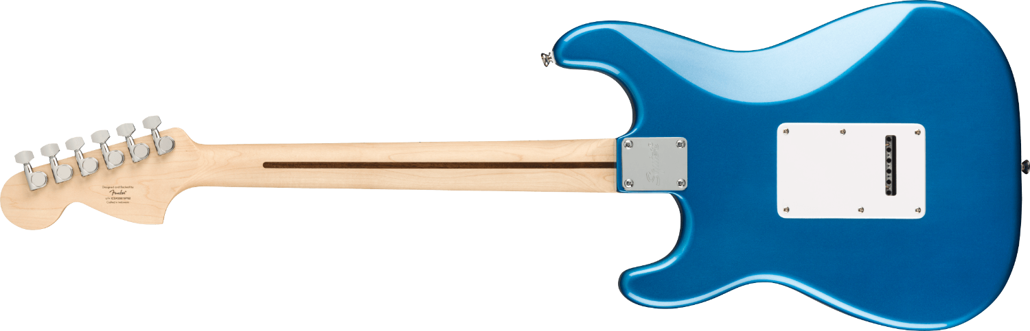 Squier Affinity Series Stratocaster HSS Pack, Maple Fingerboard, Lake Placid Blue, Gig Bag, 15G - 120V