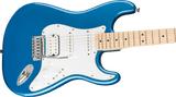 Squier Affinity Series Stratocaster HSS Pack, Maple Fingerboard, Lake Placid Blue, Gig Bag, 15G - 120V