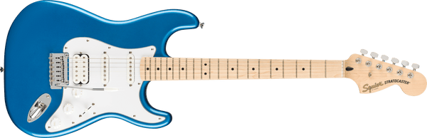 Squier Affinity Series Stratocaster HSS Pack, Maple Fingerboard, Lake Placid Blue, Gig Bag, 15G - 120V
