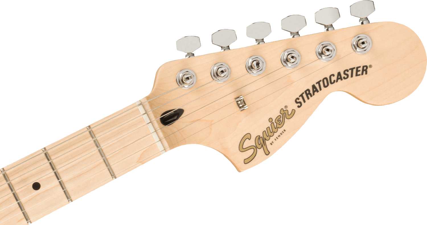 Squier Affinity Series Stratocaster HSS Pack, Maple Fingerboard, Lake Placid Blue, Gig Bag, 15G - 120V
