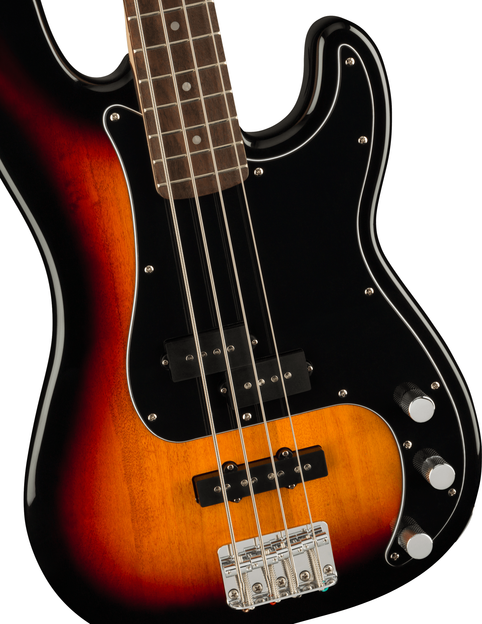 Squier Affinity Series Precision Bass PJ Pack, Laurel Fingerboard, 3-Color Sunburst, Gig Bag, Rumble 15 - 120V