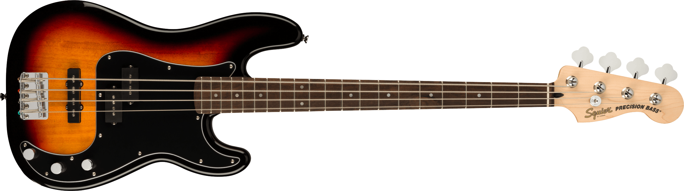 Squier Affinity Series Precision Bass PJ Pack, Laurel Fingerboard, 3-Color Sunburst, Gig Bag, Rumble 15 - 120V