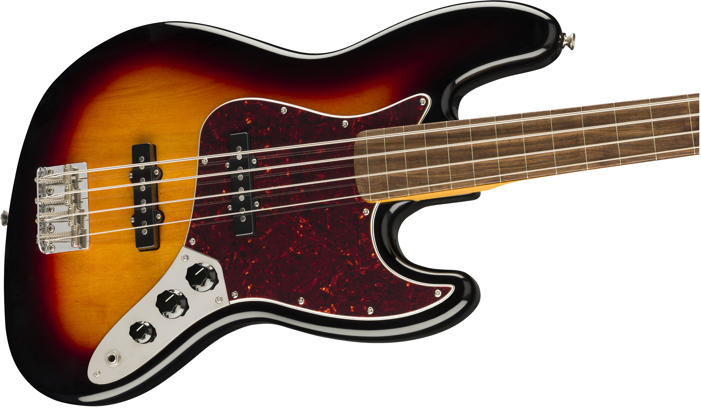 Squier Classic Vibe '60S Jazz Bass® Fretless, Laurel Fingerboard, 3-Color Sunburst
