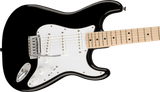 Squier Affinity Series™ Stratocaster®, Maple Fingerboard, White Pickguard, Black