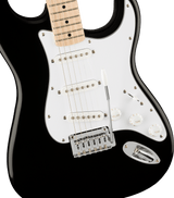 Squier Affinity Series™ Stratocaster®, Maple Fingerboard, White Pickguard, Black
