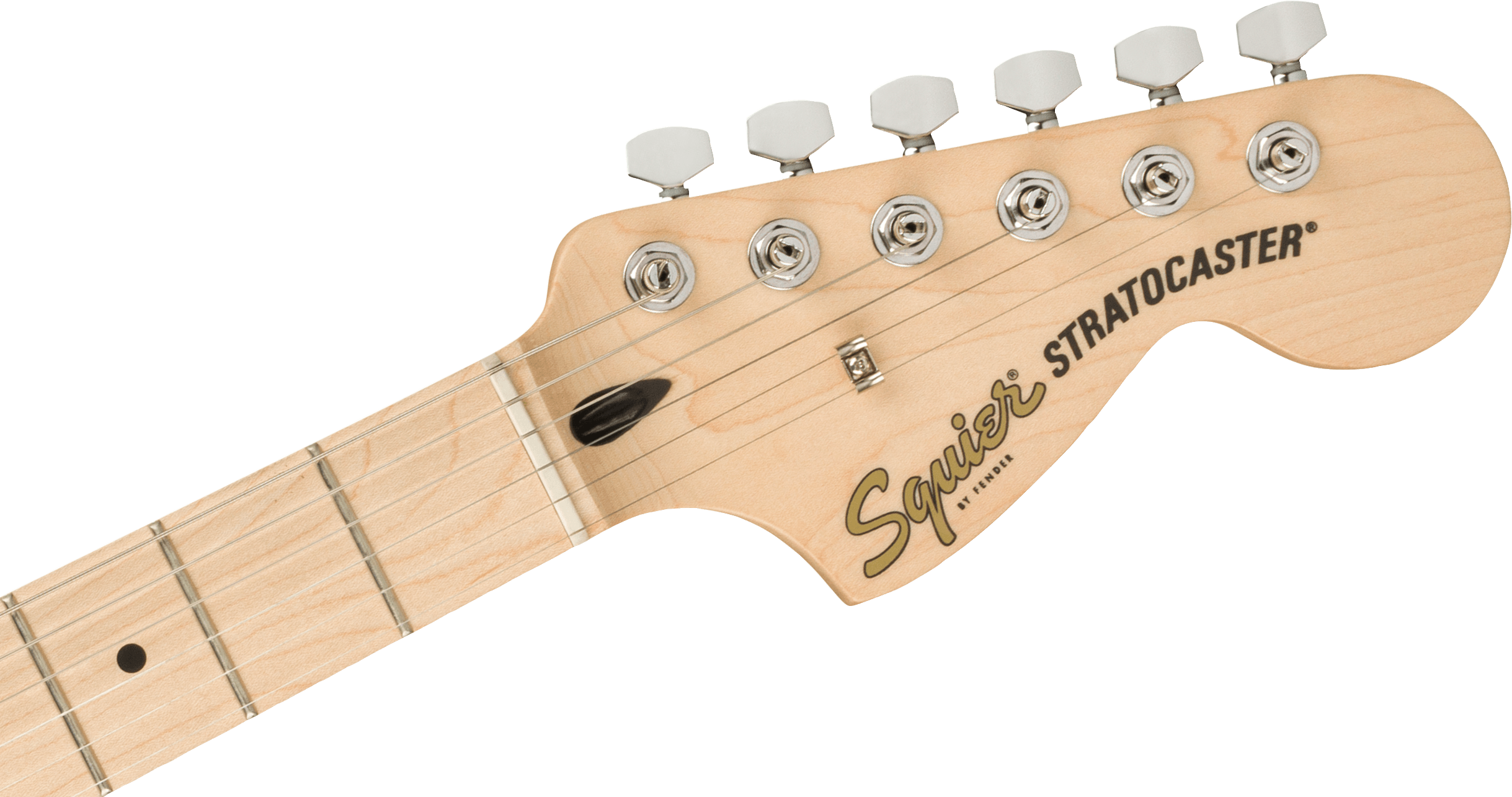 Squier Affinity Series™ Stratocaster®, Maple Fingerboard, White Pickguard, Black