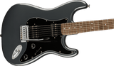 Squier Affinity Series™ Stratocaster® HH, Laurel Fingerboard, Black Pickguard, Charcoal Frost Metallic
