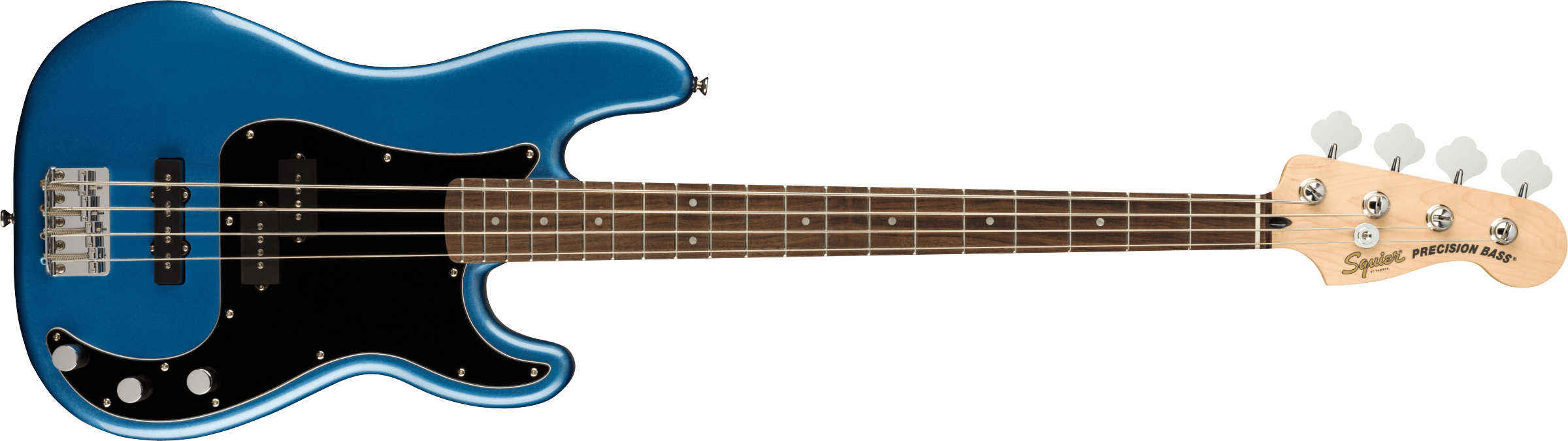 Squier Affinity Series Precision Bass PJ, Laurel Fingerboard, Black Pickguard, Lake Placid Blue