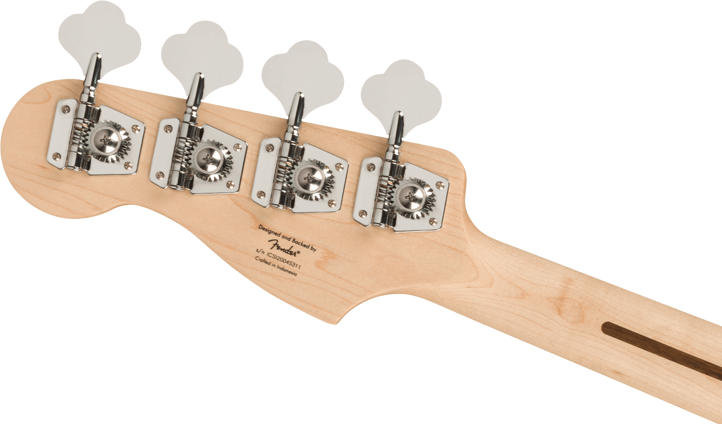 Squier Affinity Series™ Precision Bass® PJ, Maple Fingerboard, Black Pickguard, Olympic White