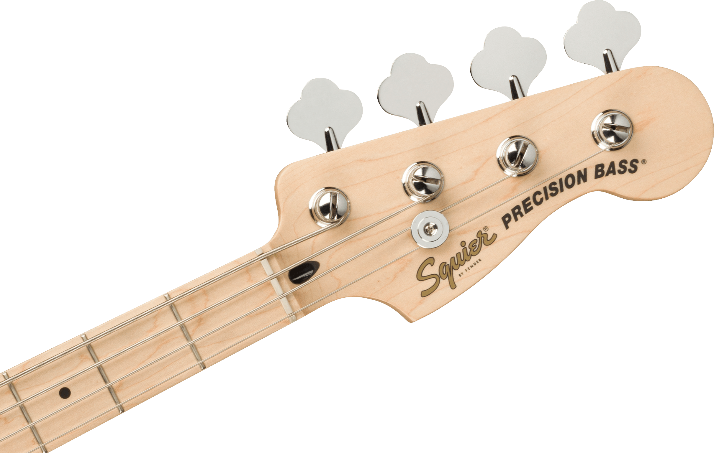 Squier Affinity Series™ Precision Bass® PJ, Maple Fingerboard, Black Pickguard, Olympic White