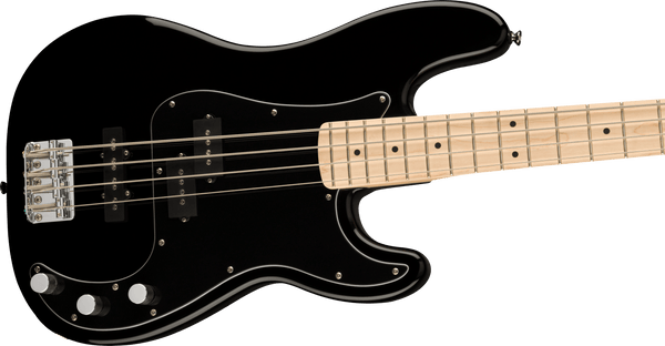 Squier Affinity Series™ Precision Bass® PJ, Maple Fingerboard, Black Pickguard, Black