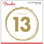 Fender 80/20 Bronze Acoustic Strings, Ball End