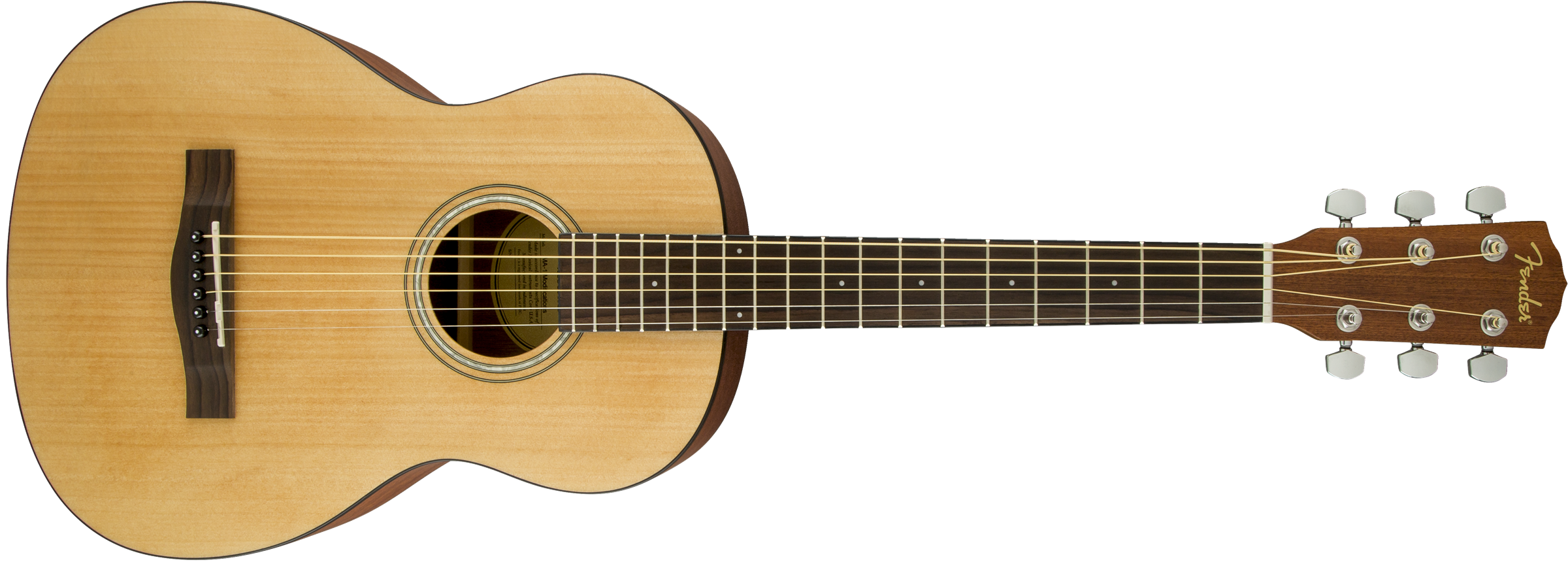 Fender FA-15 3/4 Scale Steel String with Gig Bag, Walnut Fingerboard