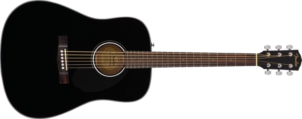Fender CD-60S Dreadnought, Walnut Fingerboard, Black