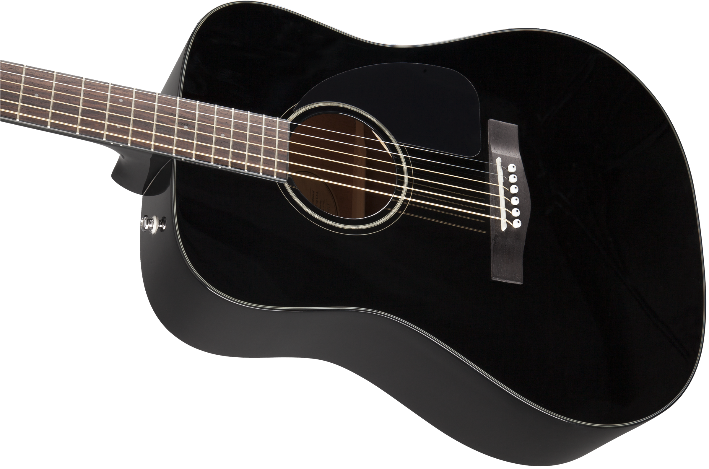 Fender CD-60 Dreadnought V3 w/Case, Walnut Fingerboard, Black