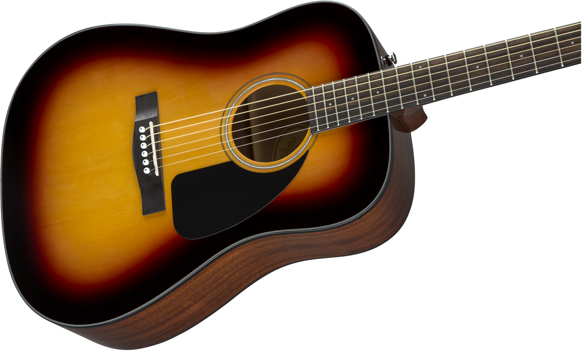 Fender CD-60 Dreadnought V3 w/Case, Walnut Fingerboard, Sunburst