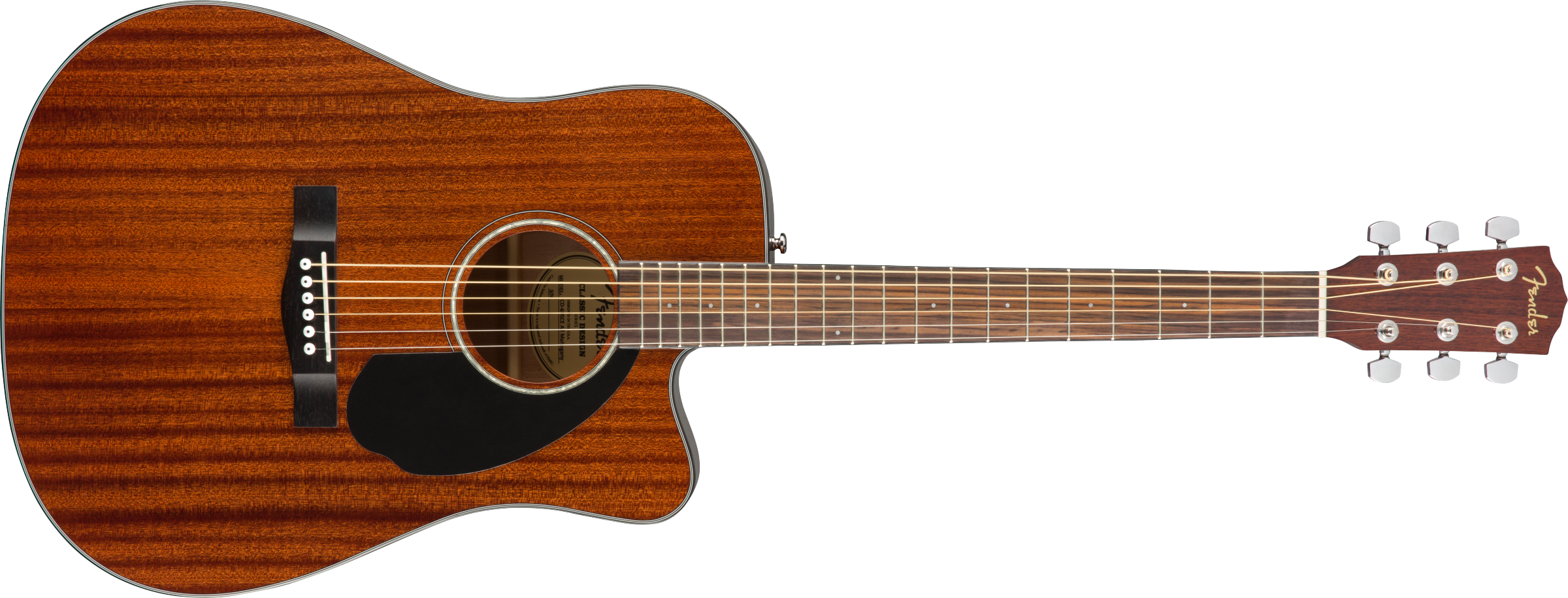 Fender CD-60SCE Dreadnought, Walnut Fingerboard, All-Mahogany