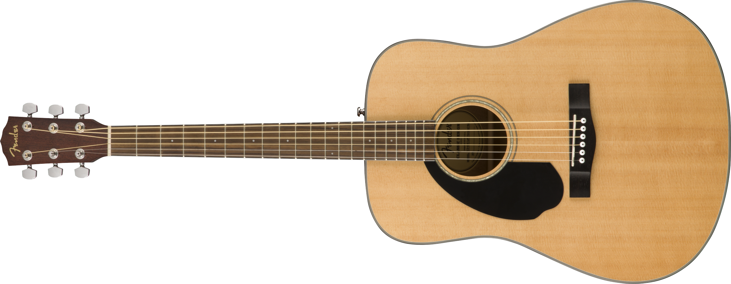 Fender CD-60S Left Hand, Walnut Fingerboard, Natural
