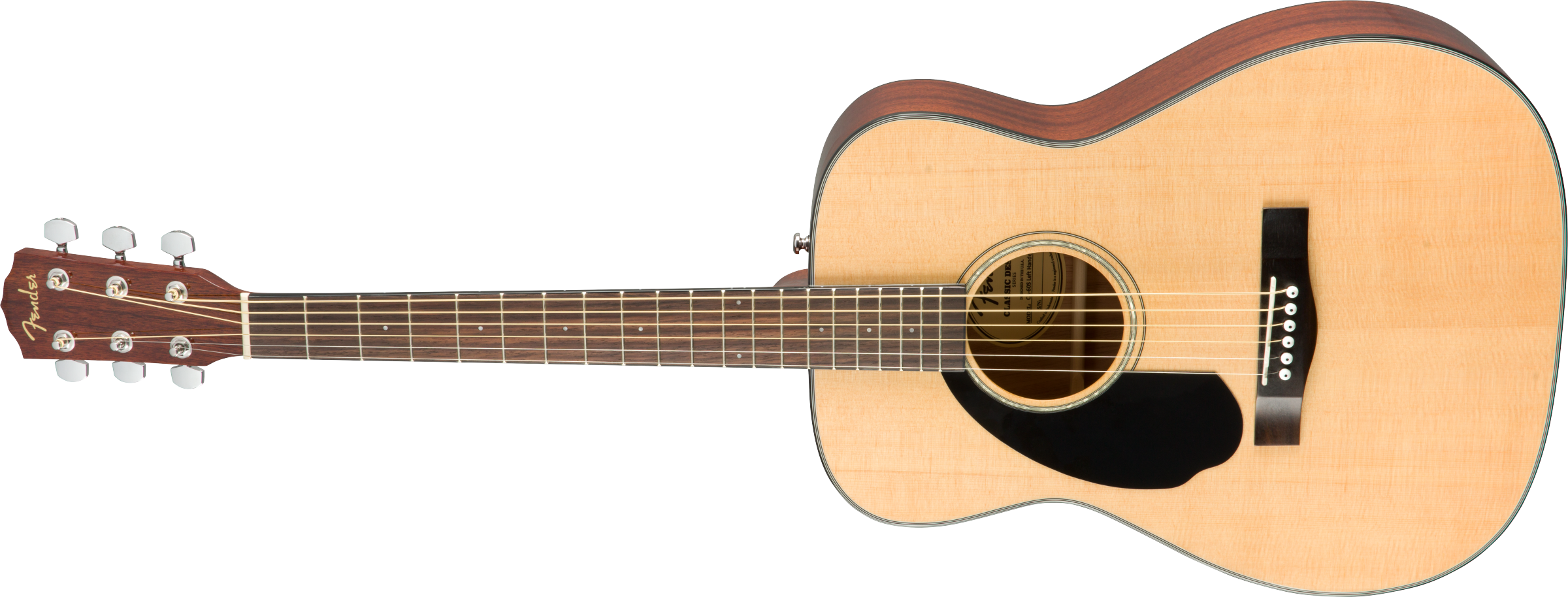 Fender CD-60S Left Hand, Walnut Fingerboard, Natural