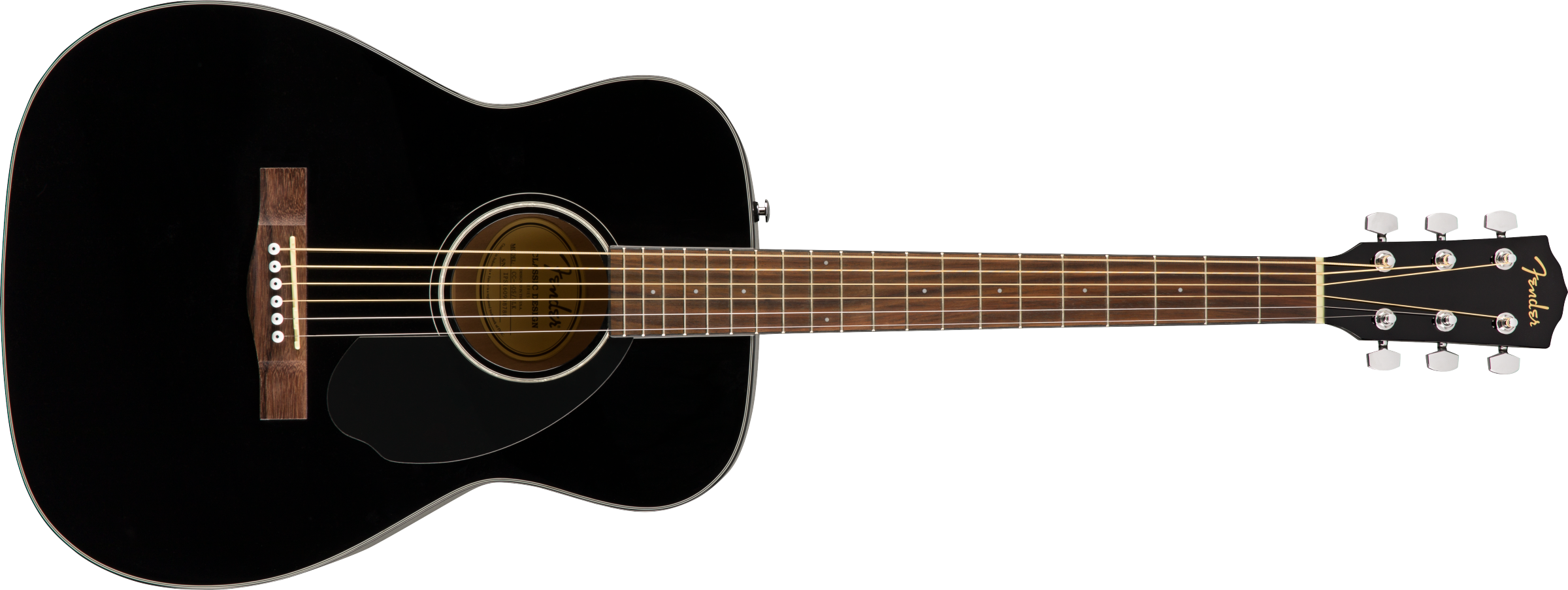 Fender CC-60S Concert Acoustic Guitar Pack, Black