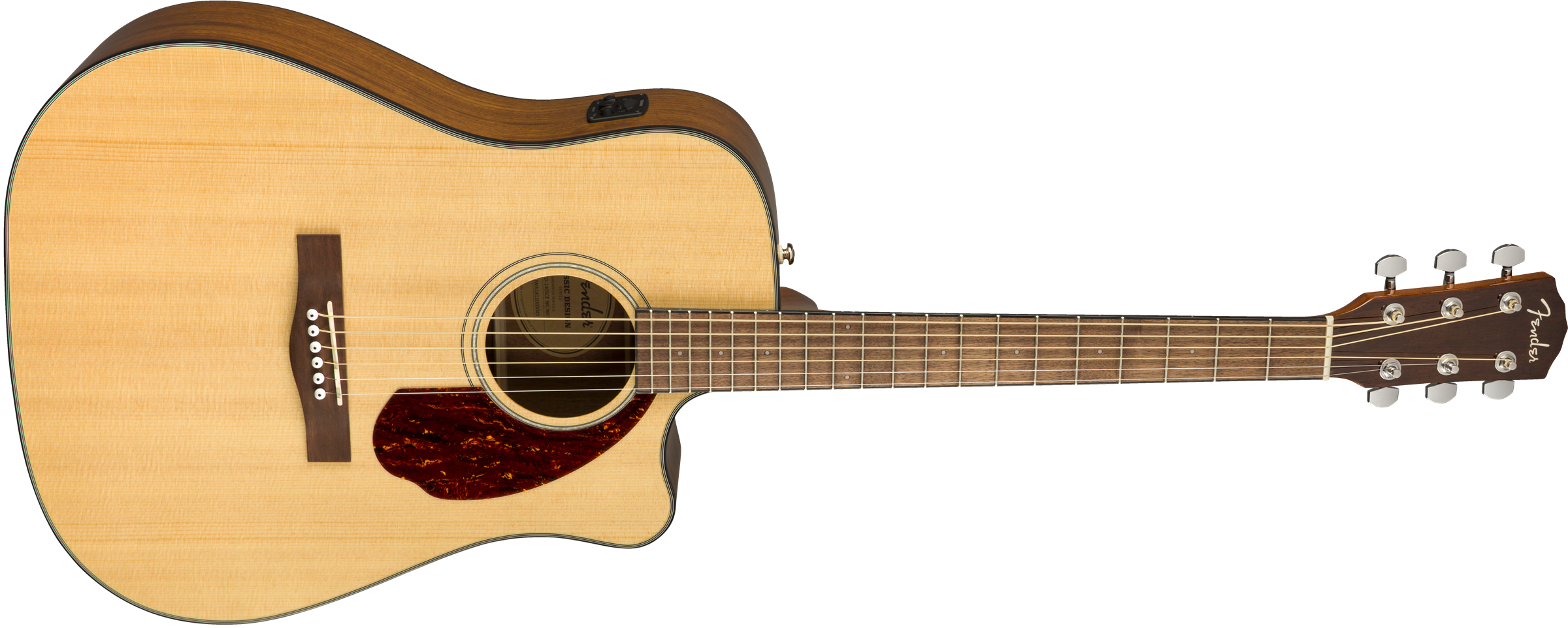 Fender CD-140SCE Dreadnought, Walnut Fingerboard, Natural w/Case