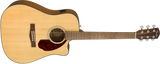 Fender CD-140SCE Dreadnought, Walnut Fingerboard, Natural w/Case
