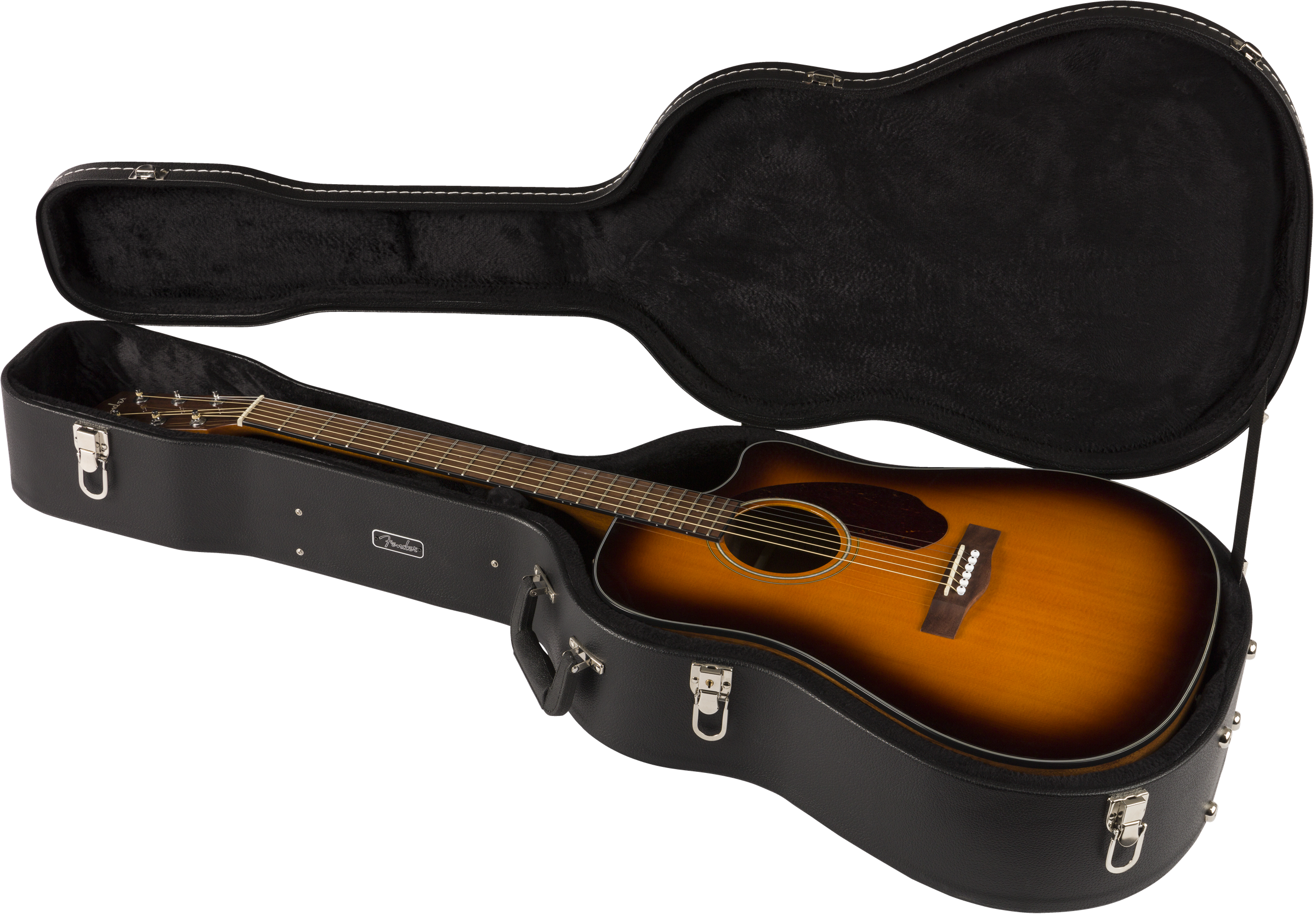 Fender CD-140SCE Dreadnought, Walnut Fingerboard, Sunburst w/case