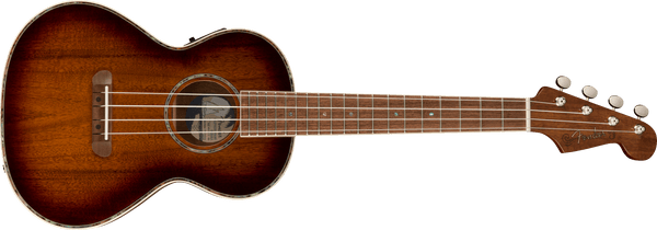 Fender Montecito Tenor Ukulele, Walnut Fingerboard, Shaded Edge Burst