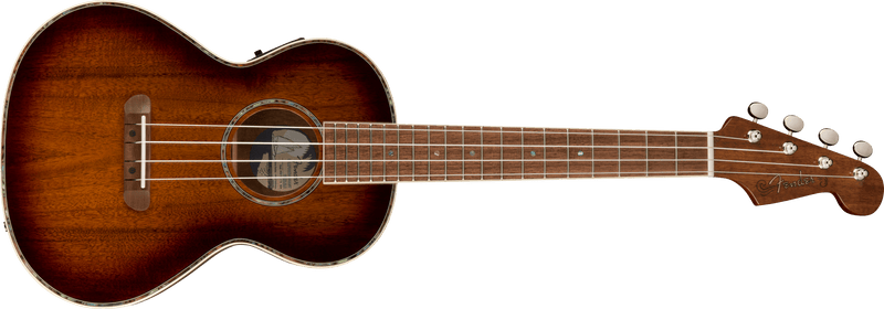 Fender Montecito Tenor Ukulele, Walnut Fingerboard, Shaded Edge Burst